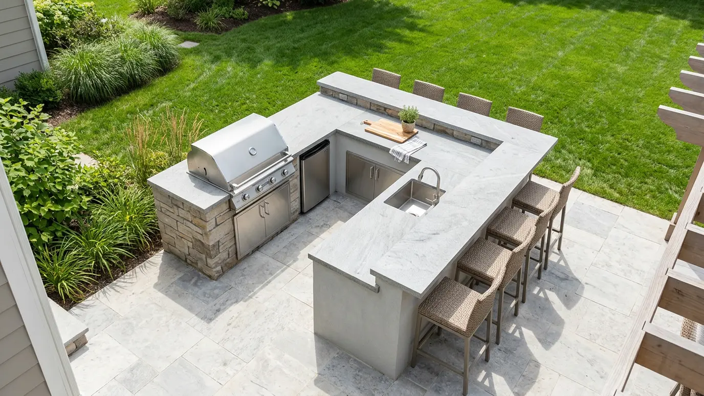 Outdoor Kitchen Planning Guide: Layout, Appliances, Utilities and Cover