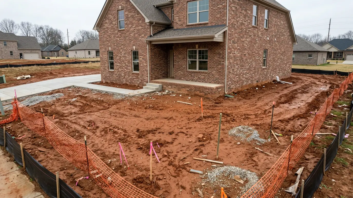 New Construction Landscaping explained for Nashville and Middle Tennessee