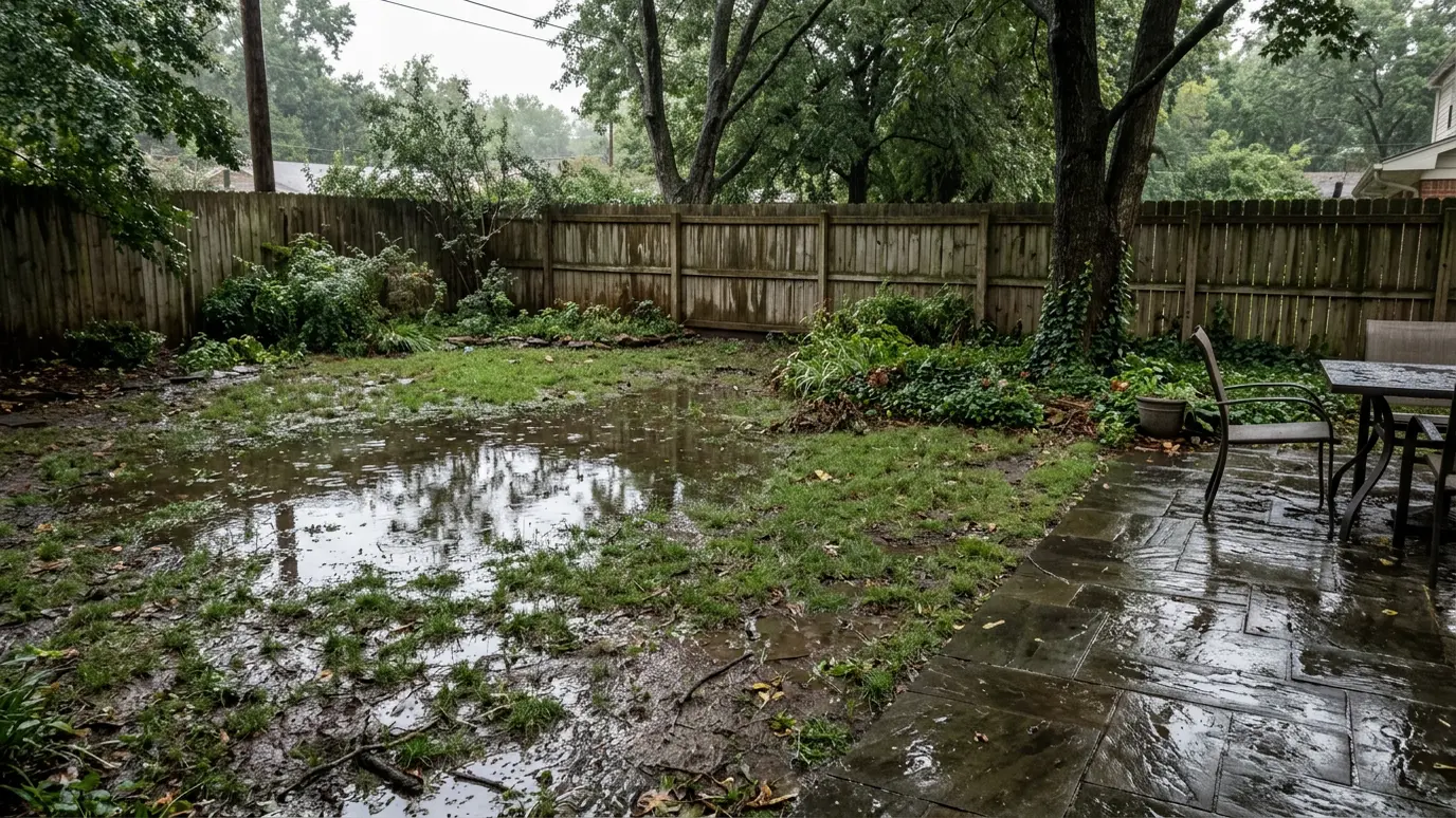 Wet and Soggy Yards explained for Nashville and Middle Tennessee