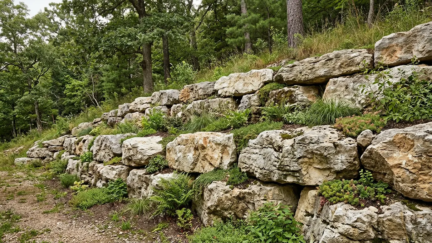Boulder and Natural Stone Walls in Nashville and Middle Tennessee