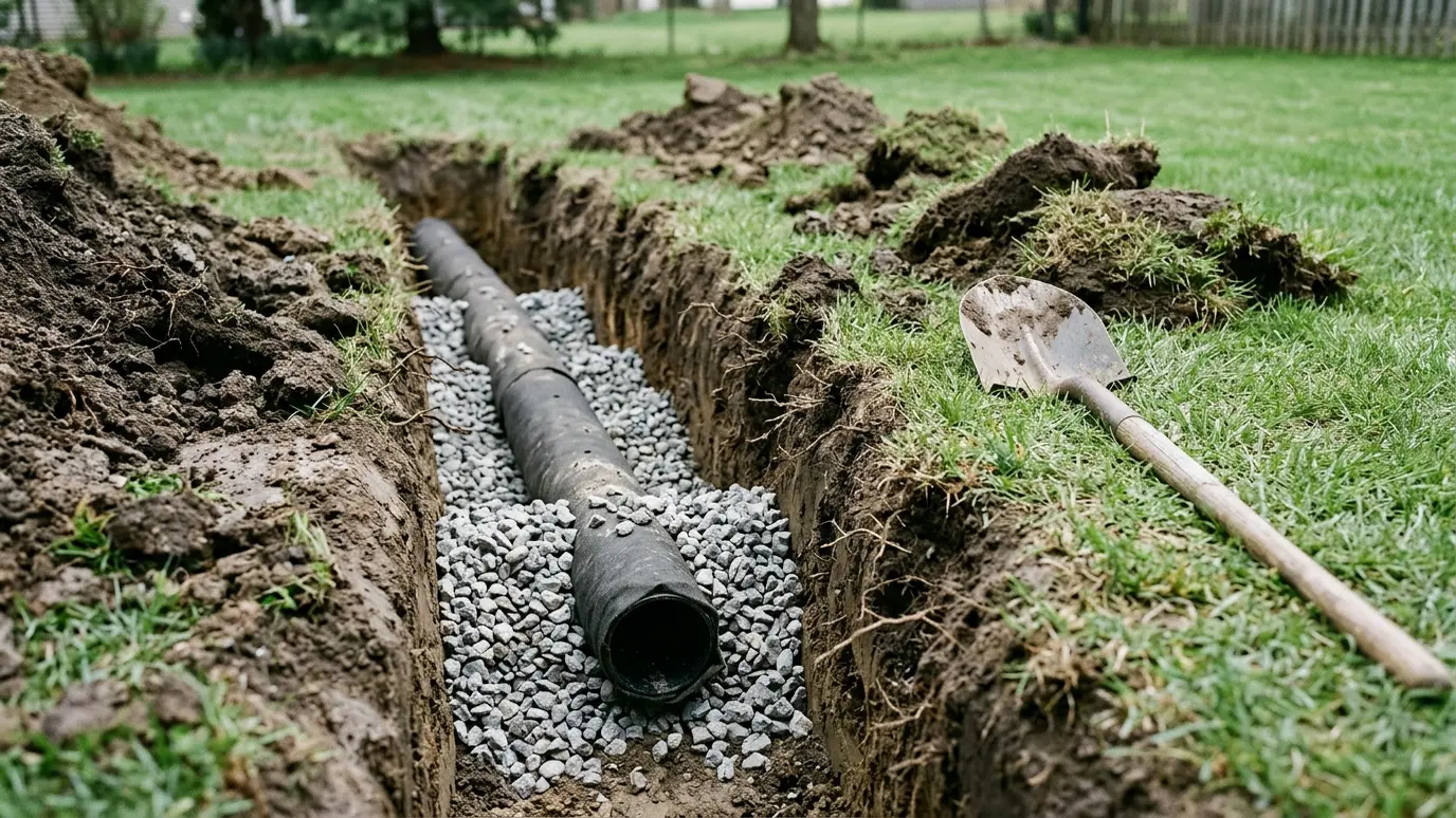 French Drains in Nashville and Middle Tennessee
